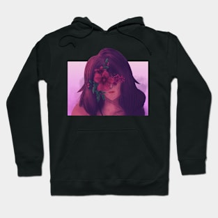 The woman and flower Hoodie